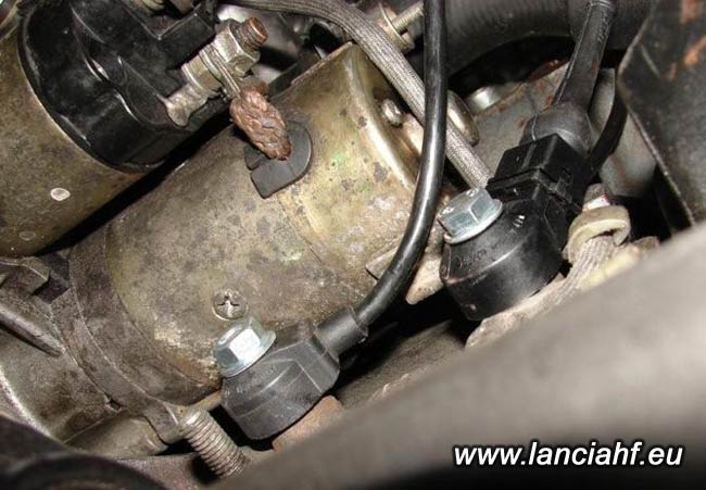 Lancia delta ignition advance monitoring